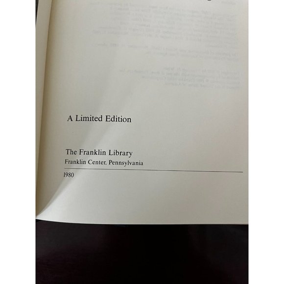 Book In Search of History Theodore H. White Signed - Franklin Library - 1980 - Picture 7 of 9